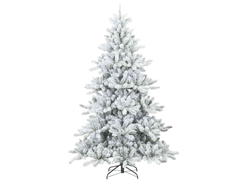  Sapin de noël, arbre de noël artificiel à branches articulées blanc 240 cm cf61074  - Conforama E