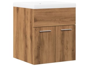 Ensemble de meubles salle de bain 2 pcs bois d'ingénierie cf63914