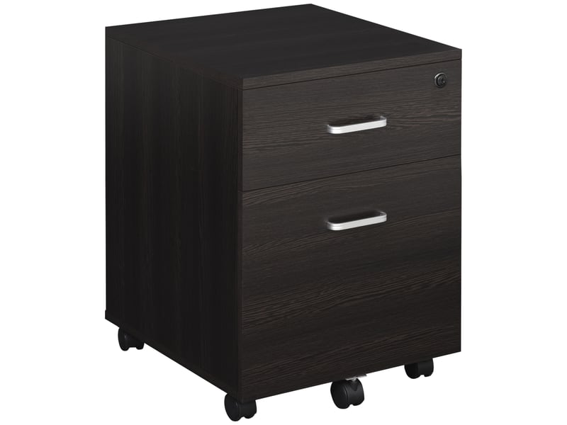 Classeur de bureau à 2 tiroirs avec serrure  - Conforama A