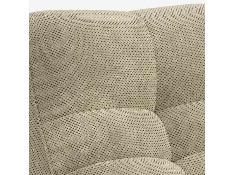 Canapé modulaire 2 places en velours doux design gardena - beige  - Conforama E