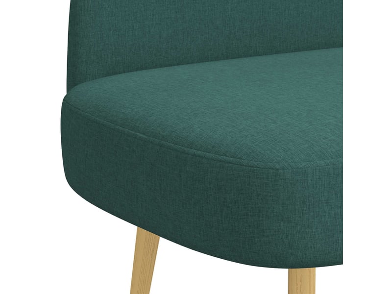  Banc rembourré, banc de lit avec dossier vert foncé 110x60x76 cm  - Conforama E