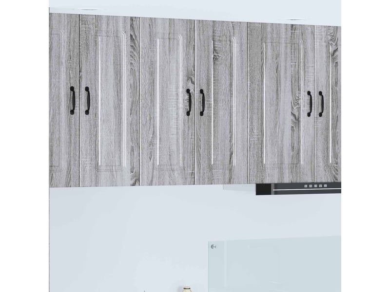 Meuble mural de cuisine | armoire de cuisine gris sonoma 60x31x80cm shl8415 - Conforama B