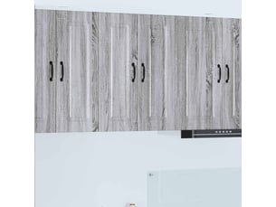 Meuble mural de cuisine | armoire de cuisine gris sonoma 60x31x80cm shl8415
