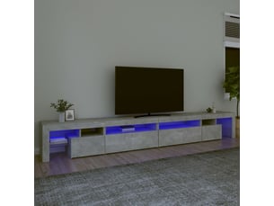 Meuble tv coloris gris 290 cm <strong></strong> <strong></strong>