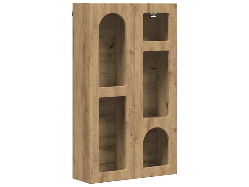  Armoire suspendue, meuble de rangement elst chêne artisanal 59x20x100 cm  - Conforama A