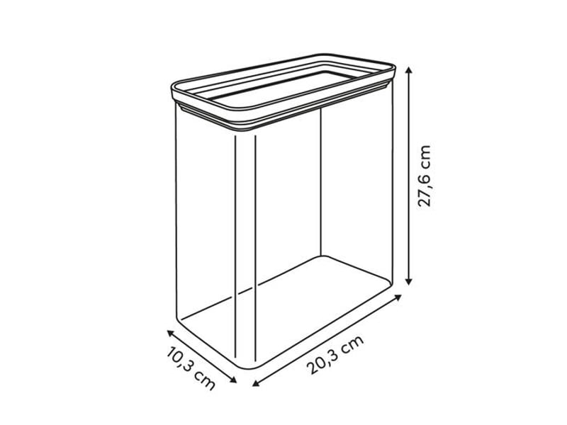  Boîte de conservation rectangulaire eske 4l transparent ESKE - Conforama C