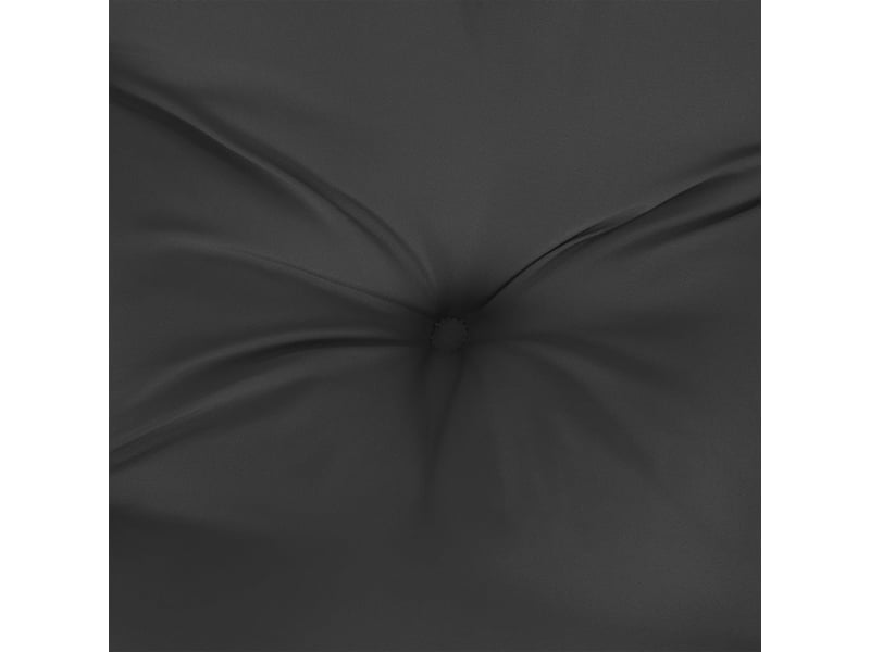  Coussin de banc de jardin, coussin d'assise noir 110x50x7 cm tissu oxford cf52772  - Conforama E