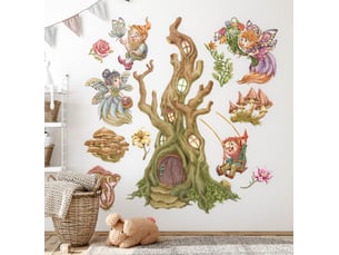 Sticker mural - forêt des fées130x135 cm