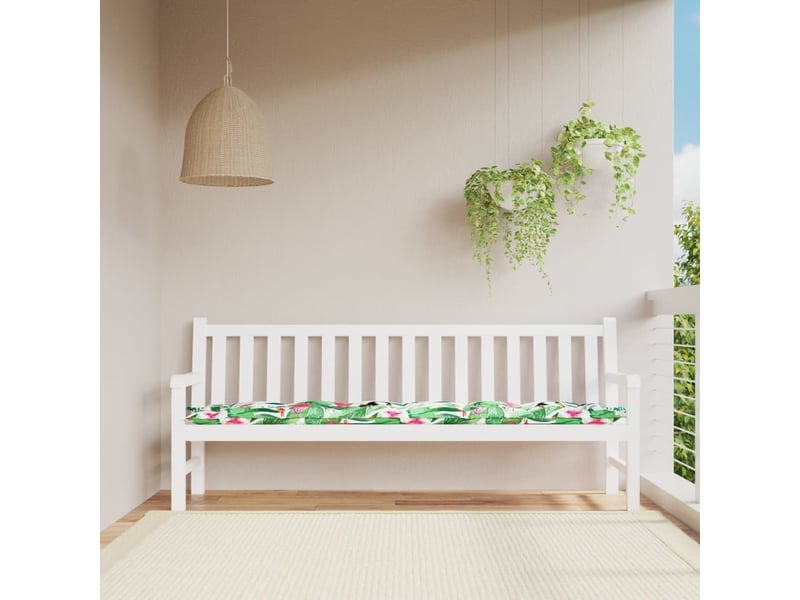  Coussin de banc de jardin, coussin d'assise multicolore 200x50x7 cm tissu cf52769  - Conforama B