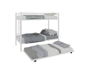 Lit superposé 90x190 cm PHOEBE CAT coloris blanc