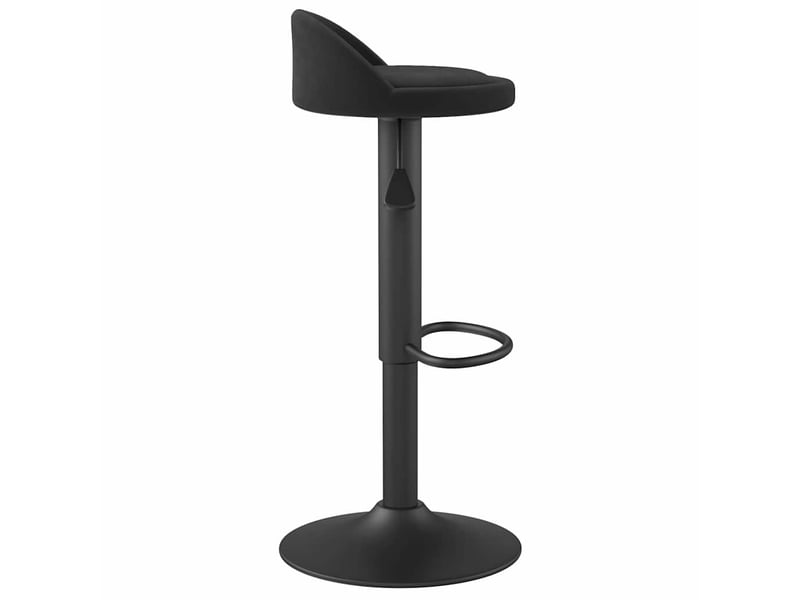  Tabouret de bar, chaise de bar noir velours shl60361  - Conforama D