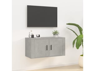 Meuble tv coloris gris 80 cm <strong></strong>  <strong></strong>