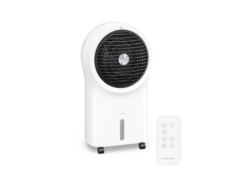 Klarstein whirlwind rafraîchisseur d'air 320 m³h 6l 30 m² 2 pains de glace 3 modes 60w blanc - Conforama A