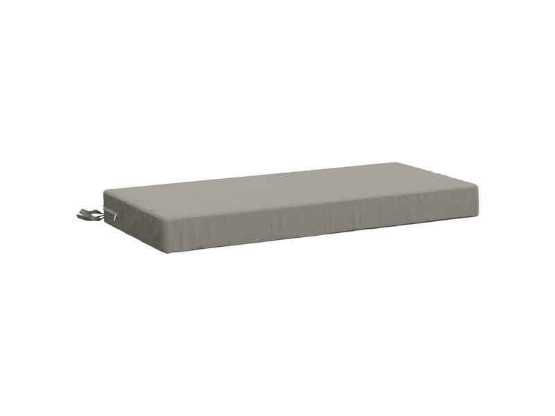 Lot de 2 coussins de banc, coussins d'assise soest 100 % polyester gris cf57261 - Conforama D