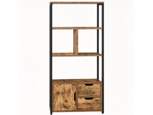 Bibliotheque coloris  bicolore 3 étagère(s) <strong>DESMIU</strong> <strong></strong> - 58 cm x 122 cm