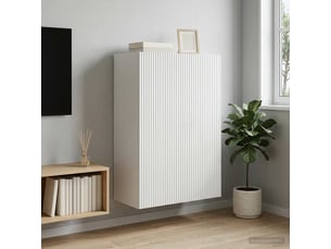 Armoire     <strong></strong> <strong></strong> coloris blanc largeur 66 cm
