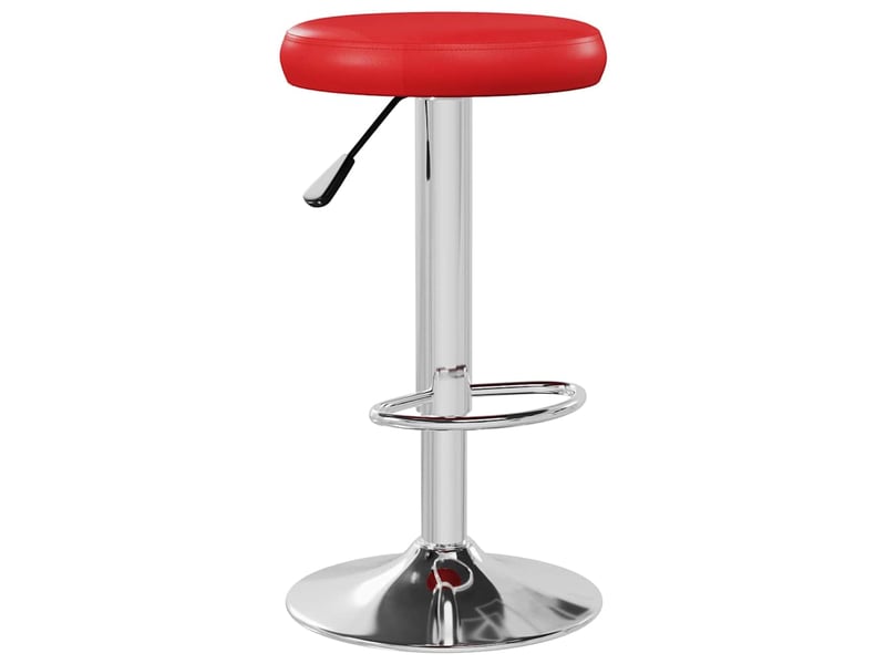  Lot de 2 tabouret de bar, chaise de bar rouge similicuir shl39298  - Conforama C