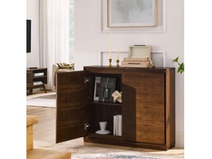 Buffet 2 porte(s)   <strong>MODFU</strong> <strong></strong> - 99 cm coloris marron 