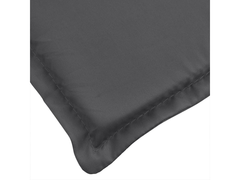  Coussin de banc de jardin, coussin d'assise anthracite mélangé 150x50x7 cm tissu cf52646  - Conforama E
