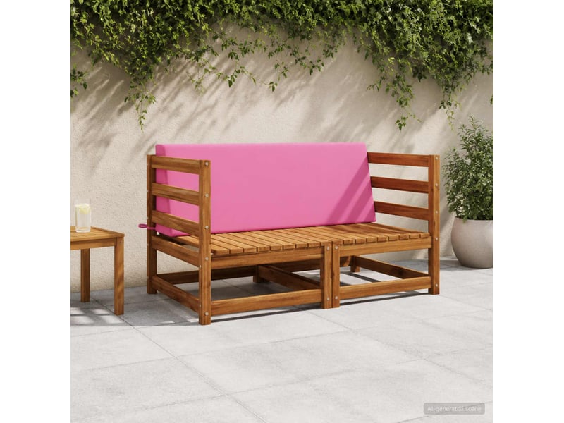 Coussin de dossier, coussin de dos soest 100 % polyester rose 120 x 20 x 40 cm cf55232 - Conforama B