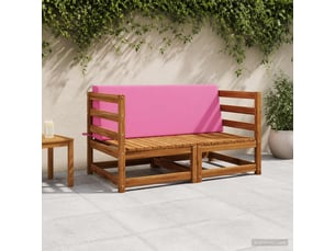Coussin de dossier, coussin de dos soest 100 % polyester rose 120 x 20 x 40 cm cf55232