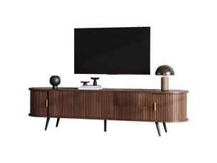 Meuble tv coloris naturel 180 cm <strong></strong>  <strong></strong>