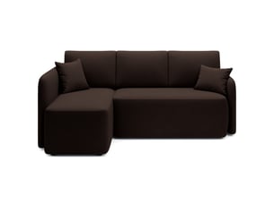 Canapé d'angle collection hedson coloris marron