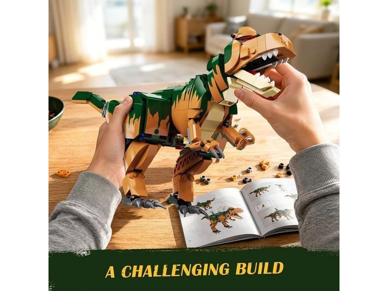  Kit dinosaure mecanique 842 pieces avec engrenages anime 151498_AADGV78878_6_DROPFR - Conforama D