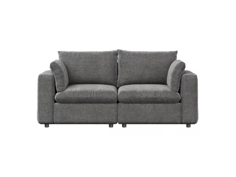  Canapé modulable moderne pour salon, canapé chambre, design contemporain, sofa confortable  - Conforama A
