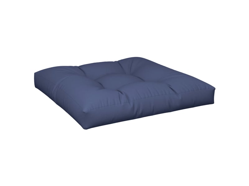  Lot de 2 coussins de palette, coussins de canapé bleu marine tissu cf59503  - Conforama E