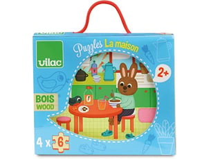 Puzzles de la maison - coffret bois