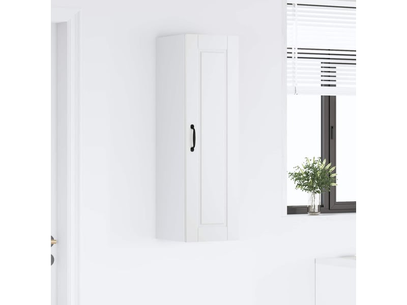  Meuble mural de cuisine, armoire de cuisine blanc 30x31x100cm bois d'ingénierie shl4801  - Conforama D