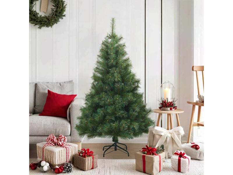  Sapin de noël, arbre de noël artificiel à branches articulées vert 120 cm cf61085  - Conforama B