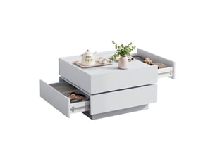 Table basse coloris blanc <strong></strong> <strong>blanc</strong>