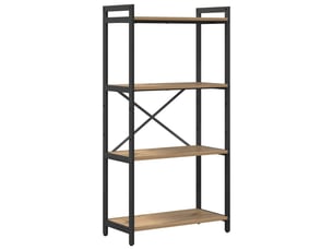 Étagère de rangement 60 x 30 x 120 cm bois d'ingénierie chêne artisanal