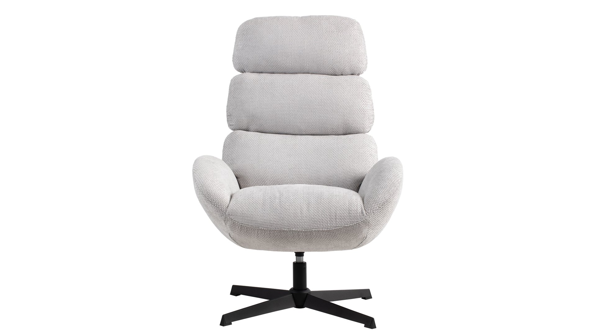 Fauteuil fixe ROXY gris 108.5 Conforama