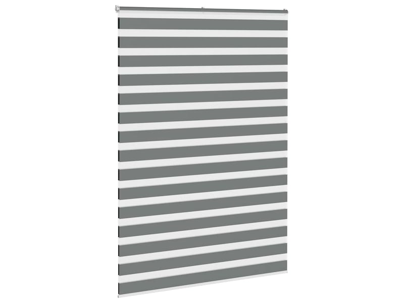  Store zèbre, store de fenêtre gris foncé largeur du tissu 160,9 cm polyester cf48587  - Conforama C