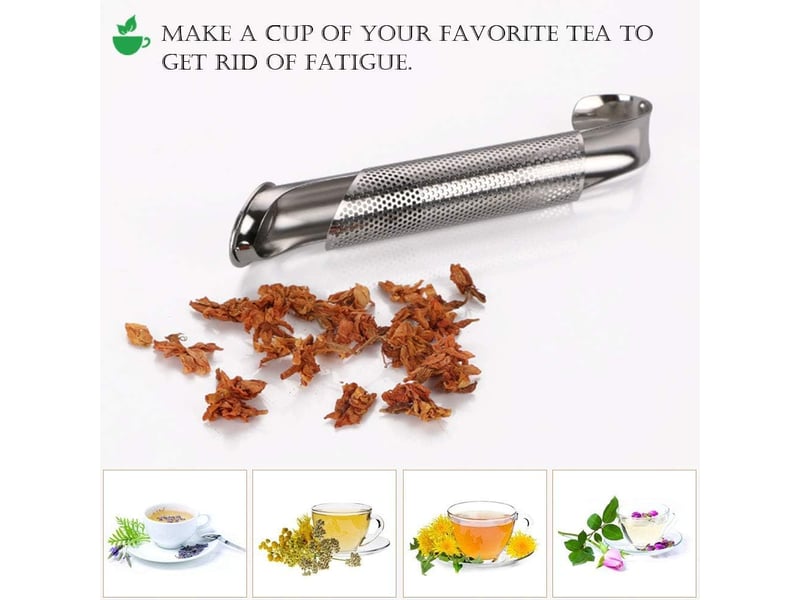Passoires à thé - 2 pièces à long manche - acier inoxydable - infuseur à thé - 304 - pour feuilles de thé, herbes ou épices ASD003836 - Conforama D