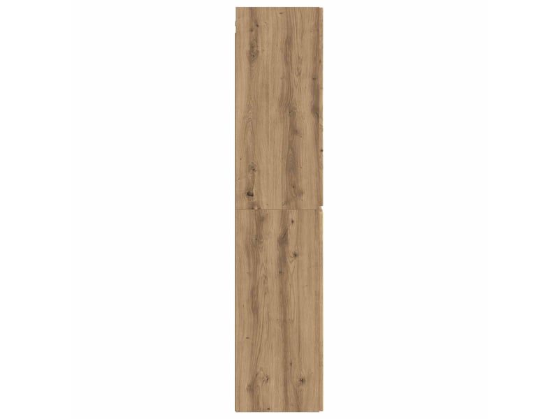Cabinet salle de bain mural, meuble de rangement chêne artisanal shl8523 - Conforama D