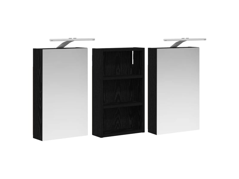  Ensemble de meubles de salle de bain 3 pcs 90x10.5x50 cm shl4351  - Conforama E