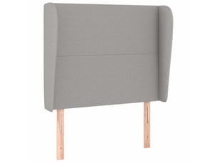 Tete de lit A poser largeur 83 cm <strong></strong> <strong></strong> argenté