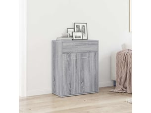 Buffet - bahut - meuble de rangement sonoma gris 60x30x75 cm bois d'ingénierie