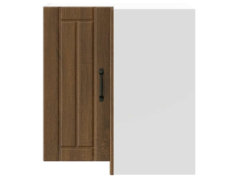  Armoire d'angle murale de cuisine lucca chêne marron  - Conforama D