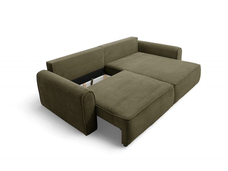  Canapé d'angle convertible martin beige  - Conforama E