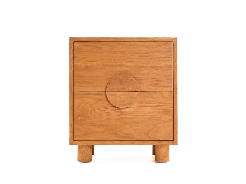  La table de chevet eclipse - naturel  - Conforama A