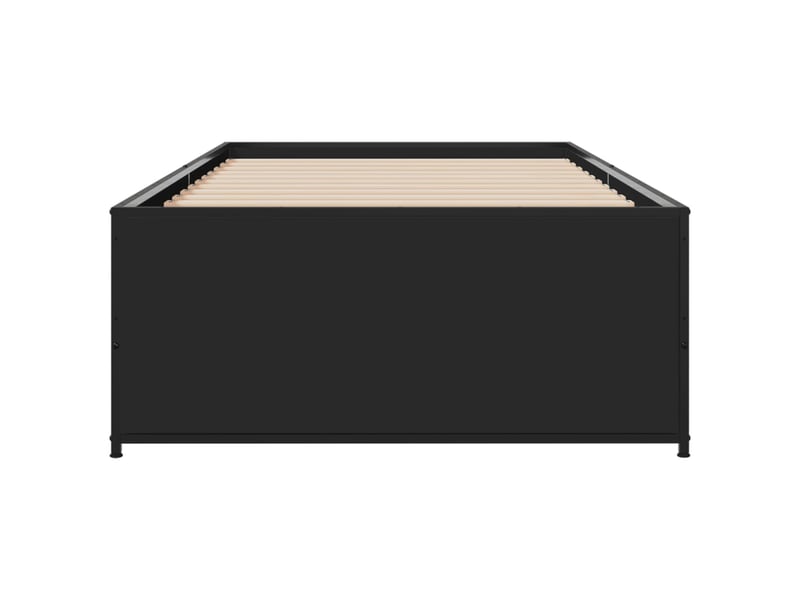  Lit simple- lit adulte -  cadre de lit sans matelas noir 100x200 cm  - Conforama C