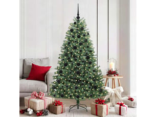 Sapin de noël artificiel, arbre de noël à branches articulées vert 180 cm shl888