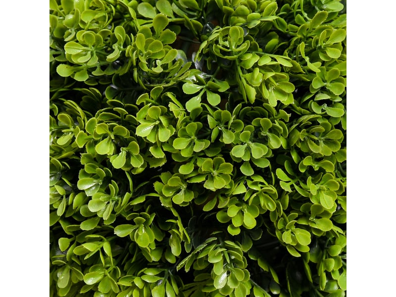  Plante artificielle buis 90 cm – vert clair – protection uv, pot lesté inclus, pour intérieur et extérieur  - Conforama E