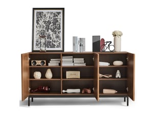 Buffet 3 porte(s) WISHDOR coloris marron