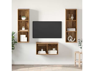 Meuble tv coloris marron 37 cm <strong></strong>  <strong></strong>
